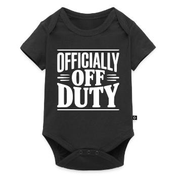 Officiellement hors service - Body à manches courtes Premium Bébé - noir - Devant