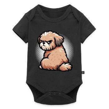 Bolonka Zwetna Bolonkabesitzer Bolonkaliebhaber - Baby Premium Kurzarmbody - Schwarz - Vorne