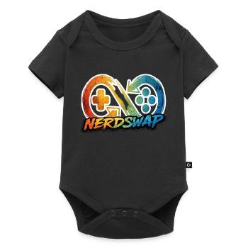 NerdSwap Gaming Merch - Baby Premium short-sleeve bodysuit - black - Front