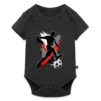 Footballeurs - Body à manches courtes Premium Bébé - noir - Devant