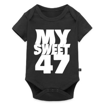 47 - Baby Premium short-sleeve bodysuit - black - Front