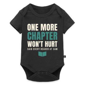 One More Chapter Won't Hurt - Baby Premium short-sleeve bodysuit - black - Front