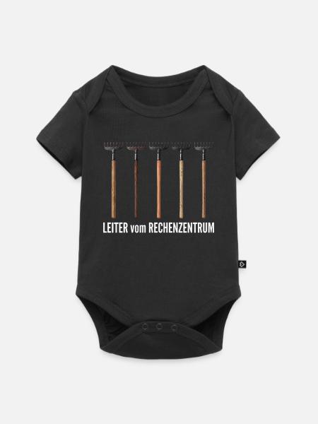 Rechenzentrum Leiter Rake - Baby Premium Kurzarmbody - Schwarz