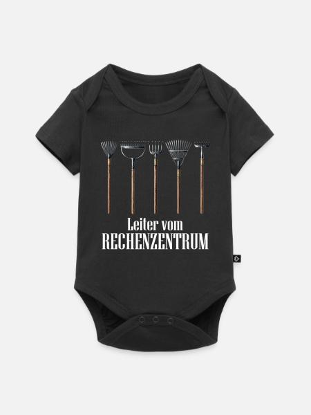 Leiter vom Rechenzentrum Gärtner - Baby Premium Kurzarmbody - Schwarz