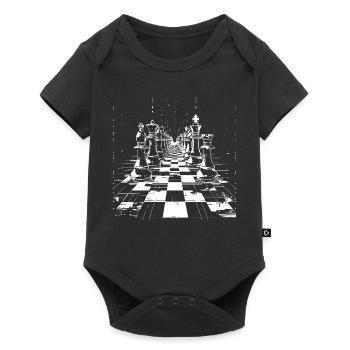 Chess Drawing - Baby Premium short-sleeve bodysuit - black - Front