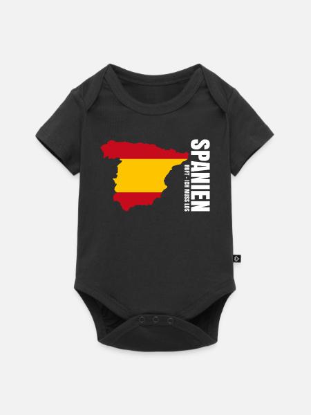 Spanien Auswandern - Baby Premium Kurzarmbody - Schwarz
