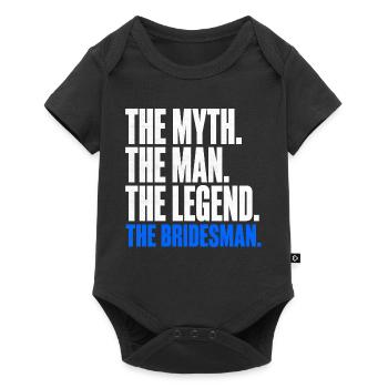 The Myth The Man The Legend The Bridesman - Baby Premium short-sleeve bodysuit - black - Front