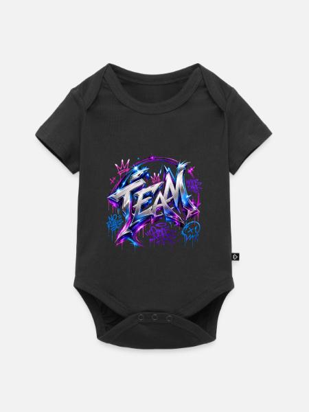Team - Baby Premium Kurzarmbody - Schwarz
