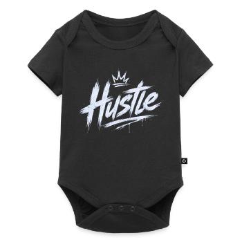 Hustle - streetwear - Baby Premium short-sleeve bodysuit - black - Front