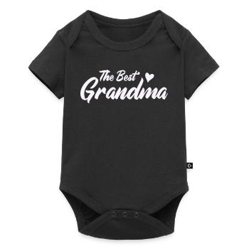 Best Granny Heart Design - Baby Premium short-sleeve bodysuit - black - Front