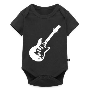 Guitariste Guitar Music Gift - Body à manches courtes Premium Bébé - noir - Devant