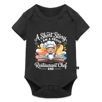 Restaurant Chef A Short Story I Am A Kitchen Staff - Baby Premium short-sleeve bodysuit - black - Front