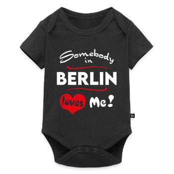 Berlin Stadt Urban T-Shirt City Heimatliebe Town - Baby Premium short-sleeve bodysuit - black - Front