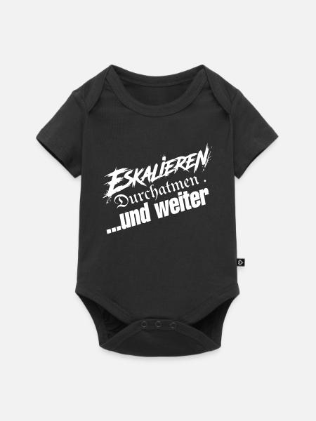 Einfach Weitermachen - Baby Premium Kurzarmbody - Schwarz