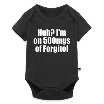 Aïe, je prends 500 mg de Forgitol Teen Forget All - Body à manches courtes Premium Bébé - noir - Devant