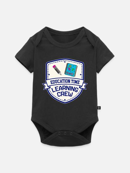 Ausbildungszeit | Learning Crew Shirt - Baby Premium Kurzarmbody - Schwarz