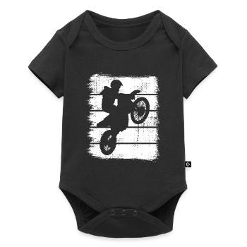 Motocross - Body à manches courtes Premium Bébé - noir - Devant