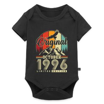Original October 1996 – 30th Birthday Vintage - Baby Premium short-sleeve bodysuit - black - Front