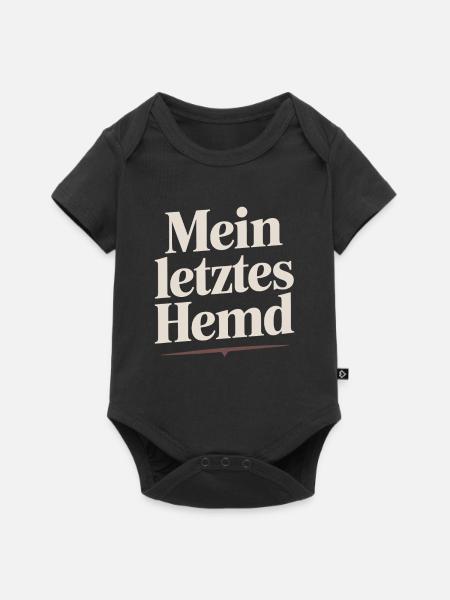 Mein Letztes Hemd Steuern Steuerzahler Inflation - Baby Premium Kurzarmbody - Schwarz