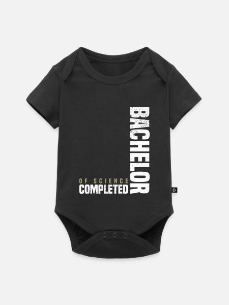 Bachelor of Science - Baby Premium Kurzarmbody - Schwarz