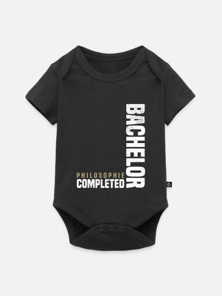Bachelor Philosophie - Baby Premium Kurzarmbody - Schwarz