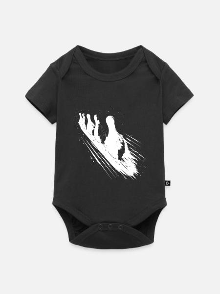 Bowling - Baby Premium Kurzarmbody - Schwarz