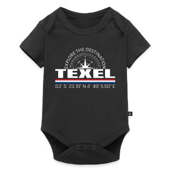 Texel - Baby Premium Kurzarmbody - Schwarz - Vorne