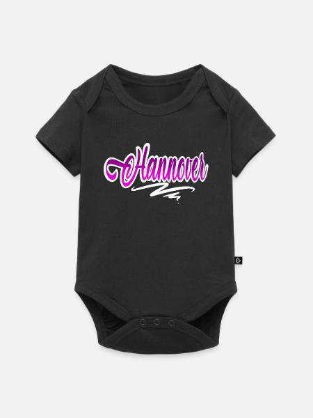 Hannover - Baby Premium Kurzarmbody - Schwarz