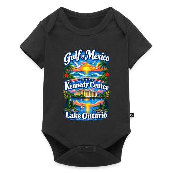 Gulf of Mexico Lake Ontario Kennedy Center - Baby Premium Kurzarmbody - Schwarz - Vorne