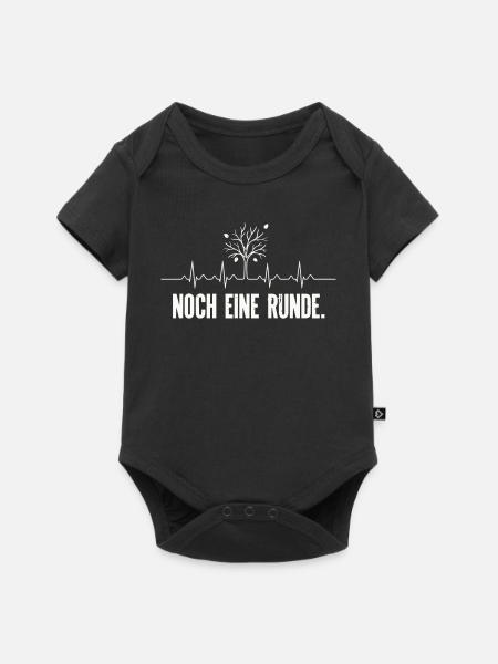 Noch Eine Runde Herzschlag Baum - Baby Premium Kurzarmbody - Schwarz