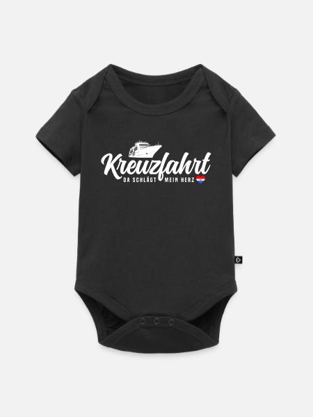 Kroatien Kreuzfahrt - Baby Premium Kurzarmbody - Schwarz