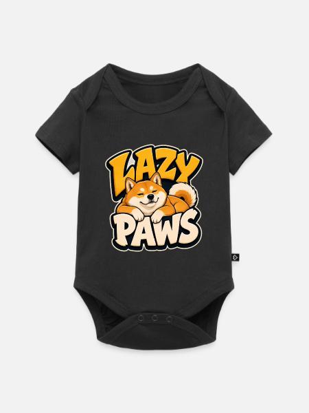 Shiba - Baby Premium Kurzarmbody - Schwarz