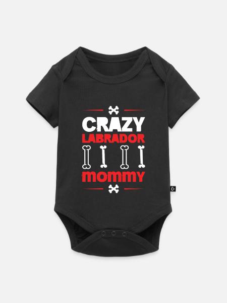 LABRADOR - Baby Premium Kurzarmbody - Schwarz