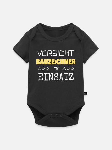 Beruf Bauzeichner - Baby Premium Kurzarmbody - Schwarz