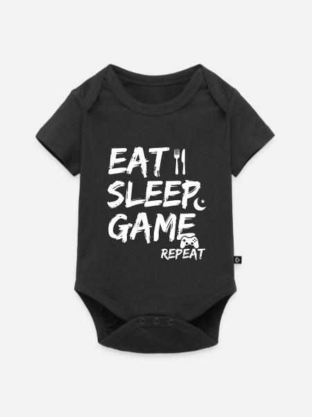 Gamer Spruch - Baby Premium Kurzarmbody - Schwarz