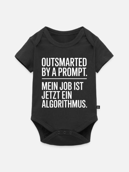 Algorithmusjob: Prompt dominiert - Baby Premium Kurzarmbody - Schwarz