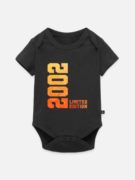Limitierte Auflage 2002 - Baby Premium Kurzarmbody - Schwarz