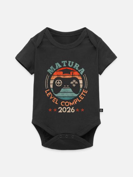 Matura Level Complete Gamer - Baby Premium Kurzarmbody - Schwarz