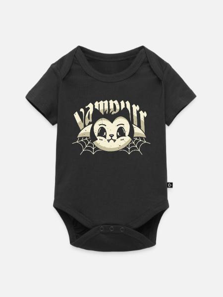 Vampurr - Baby Premium Kurzarmbody - Schwarz