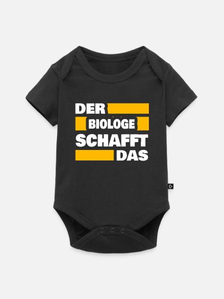 Beruf Biologe - Baby Premium Kurzarmbody - Schwarz