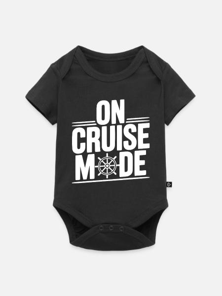 Im Kreuzfahrtmodus - Baby Premium Kurzarmbody - Schwarz