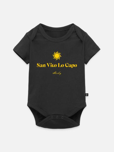 San Vito Lo Capo Sun - Baby Premium Kurzarmbody - Schwarz