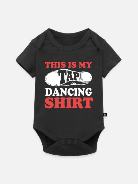 Stepptanz Tanzlehrer Tänzer Tänzerin - Baby Premium Kurzarmbody - Schwarz