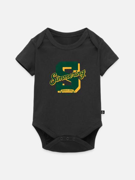 Wien Simmering (11. Bezirk) - Baby Premium Kurzarmbody - Schwarz
