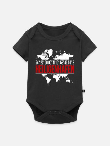 Heiligenhafen - Baby Premium Kurzarmbody - Schwarz