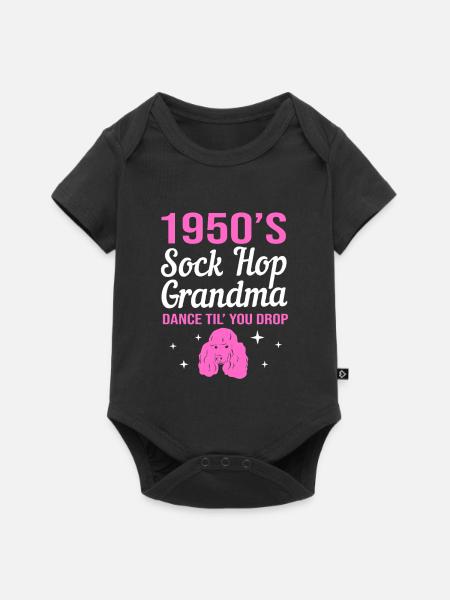 Sock Hop - Baby Premium Kurzarmbody - Schwarz