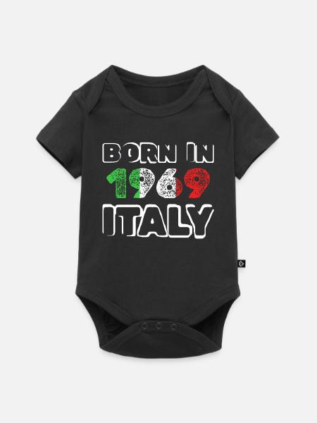 1969 - Baby Premium Kurzarmbody - Schwarz