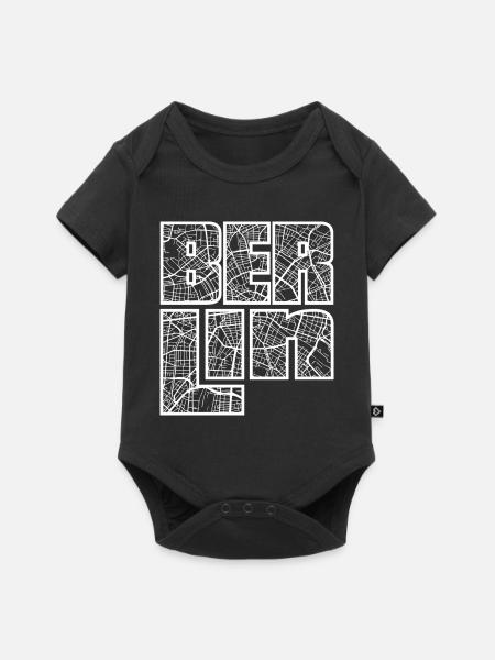 Berlin 2 - Baby Premium Kurzarmbody - Schwarz