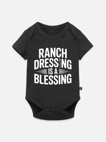 Ranch-Dressing ist ein Segen - Baby Premium Kurzarmbody - Schwarz