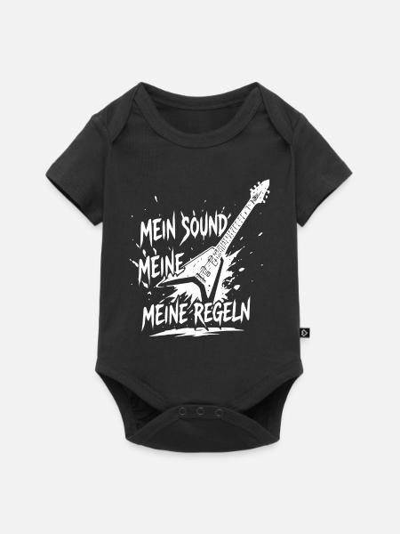Mein Sound Meine Regeln - Baby Premium Kurzarmbody - Schwarz